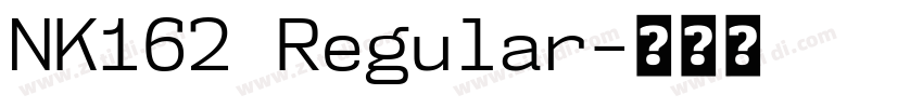 NK162 Regular字体转换